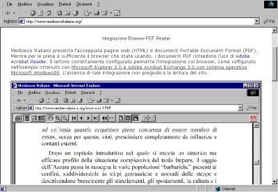 Pagina esplicativa dell'integrazione HTML PDF.