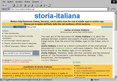 storia-italiana dalla fine del medioevo al Risorgimento.